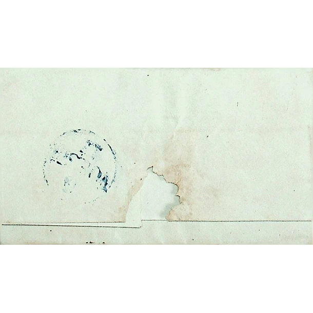 1851 Portugal Carta Pré-Filatélica AVT 1 «ALVITO» Preto