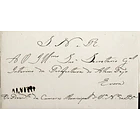 1834 Portugal Carta Pré-Filatélica AVT 1 «ALVITO» Sépia 1