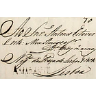 1814 Portugal Carta Pré-Filatélica AMT 2 «AMARANTE» Sépia 1