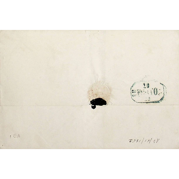 1851 Portugal Carta Pré-Filatélica AMT 4 «AMARANTE» Azul