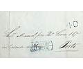 1849 Portugal Carta Pré-Filatélica AVV 2 «ARCOS DE VALDEVEZ» Azul