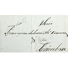 1852 Portugal Carta Pré-Filatélica AVR 5 «AVEIRO» Preto 1