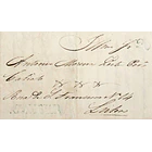 1851 Portugal Capa de Carta Pré-Filatélica AZB 1 «AZAMBUJA» Verde 1