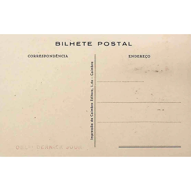 1949 Postal Máximo 16º Congresso Internacional de História da Arte