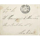 1909. Portugal. D. Carlos. Carta enviada de Almodôvar para Lisboa 1