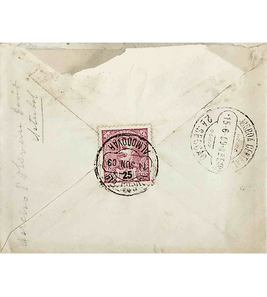 1909. Portugal. D. Carlos. Carta enviada de Almodôvar para Lisboa