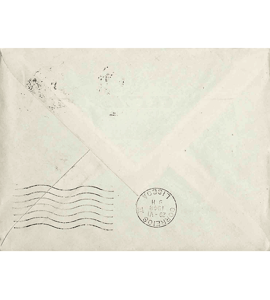 1948. Portugal. Carta enviada de Braga para Lisboa