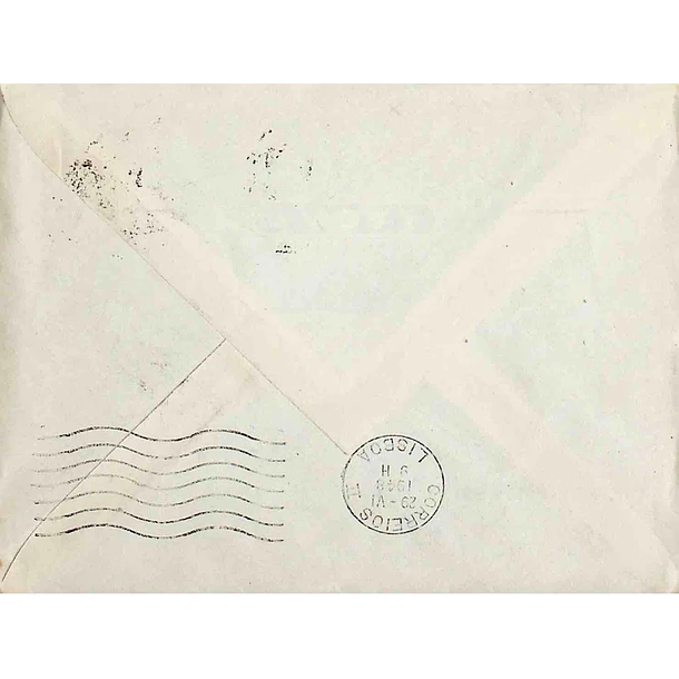 1948. Portugal. Carta enviada de Braga para Lisboa