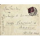 1944. Portugal. Carta enviada do Estoril para Lisboa 1