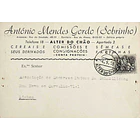 1958. Portugal. Cartão Postal Comercial enviado de Alter do Chão para Lisboa 1958. Portugal. Cartão Postal Comercial Enviado De Alter Do Chão Para Lisboa - Postal Logo & Postmarks 1958. Portugal. Cart 1
