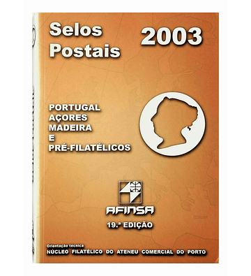 2003 Catálogo de Selos Postais de Portugal Afinsa