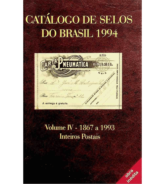 1994 Catálogo de Selos do Brasil RHM