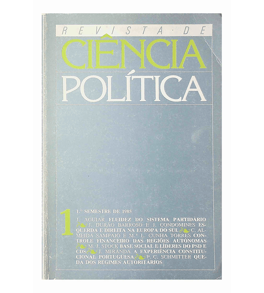 Revista de Ciência Política n.ºs 1 a 8