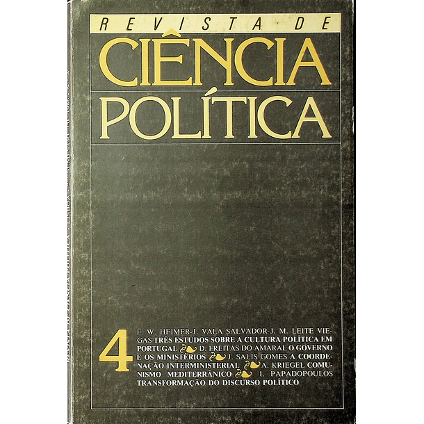 Revista de Ciência Política n.ºs 1 a 8 4