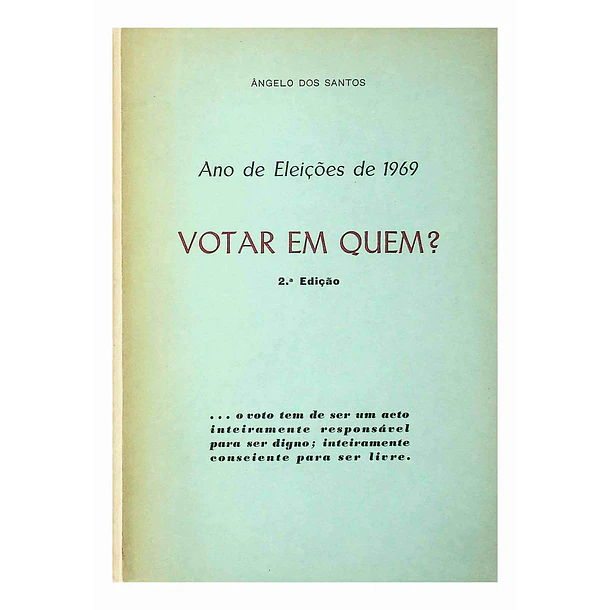 Votar em quem?