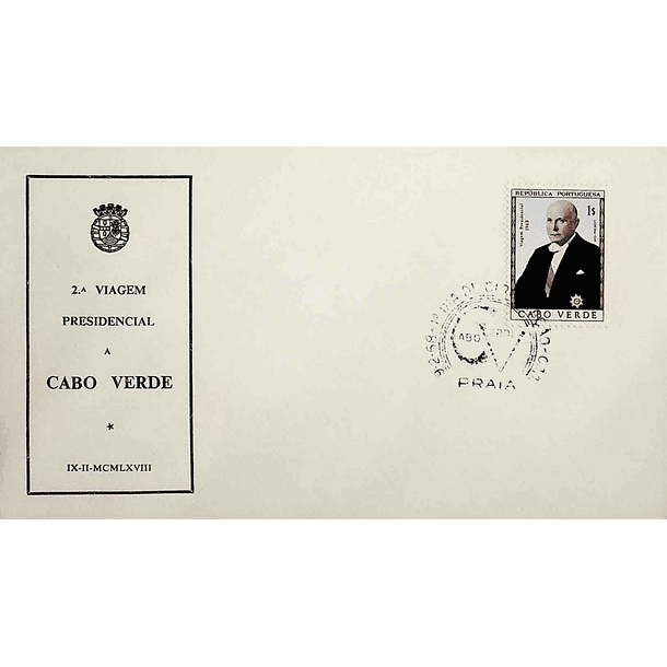 1968 FDC Viagem Presidencial