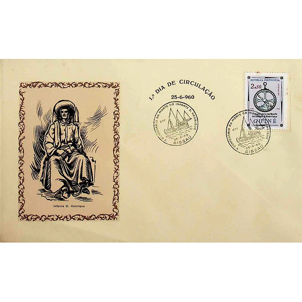 1960 Guiné Portuguesa FDC 5º Centenário da Morte do Infante D. Henrique