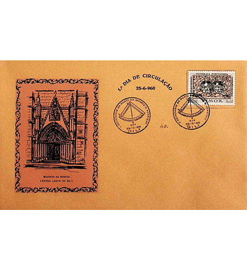 1960 Timor FDC 5º Centenário da Morte do Infante D. Henrique