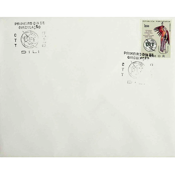 1965 FDC Centenário da União Internacional das Telecomunicações