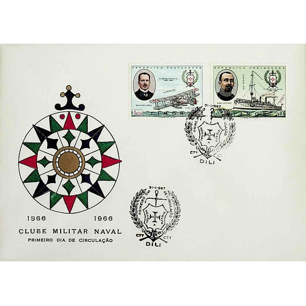 1967 FDC Centenário do Clube Militar Naval