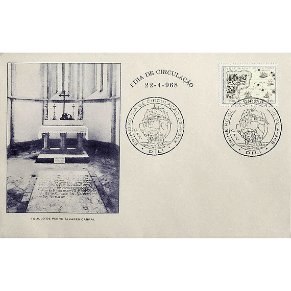 1968 Timor FDC 5º Centenário do Nascimento de Pedro Álvares Cabral