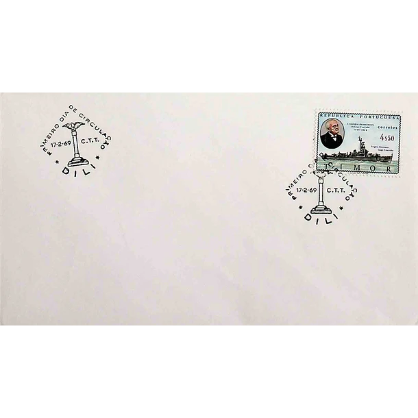 1969 FDC Centenário do Nascimento de Gago Coutinho
