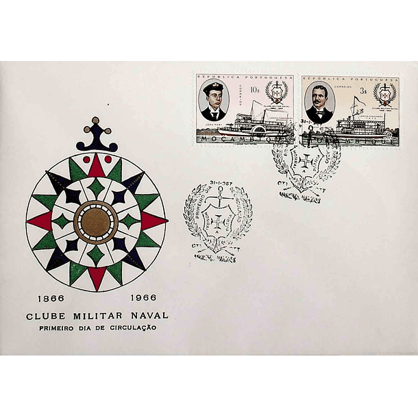 1967 FDC Centenário do Clube Militar Naval