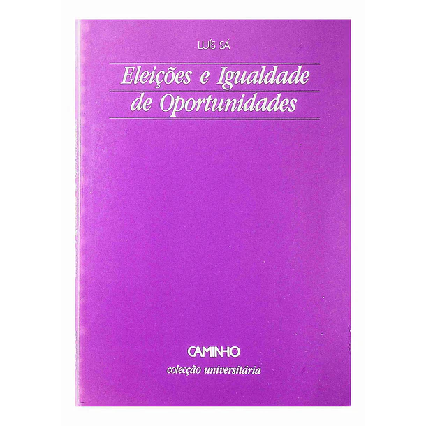 Eleições e Igualdade de Oportunidades