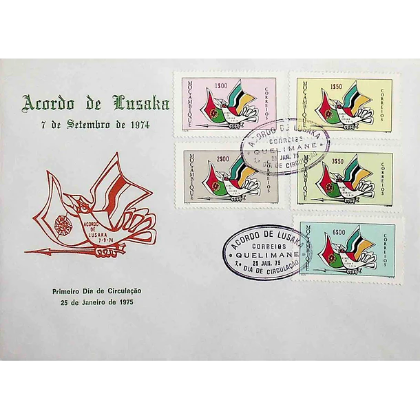1975 FDC Acordo de Lusaka (Independência)