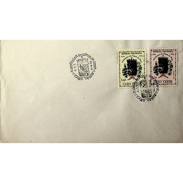 1958 FDC Centenário da Cidade da Praia