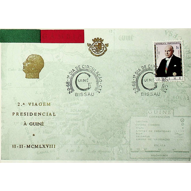 1968 FDC Viagem Presidencial