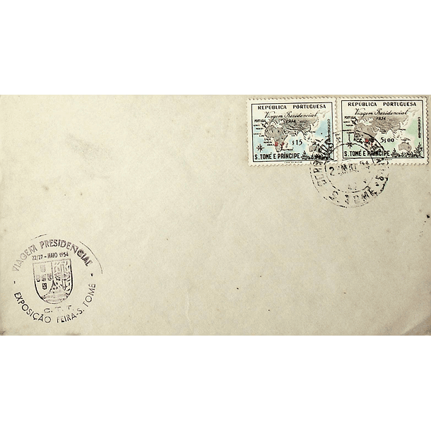 1954 FDC Viagem Presidencial