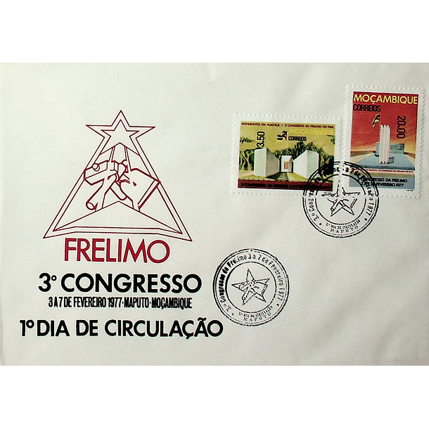 1977 FDC 3º Congresso da Frelimo