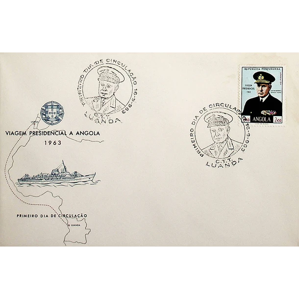 1963 FDC Viagem Presidencial