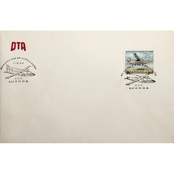 1965 FDC 25º Aniversário da DTA