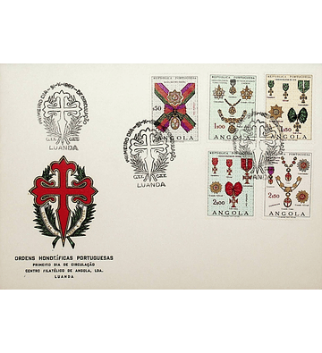 1967 Angola FDC Ordens Honoríficas Portuguesas