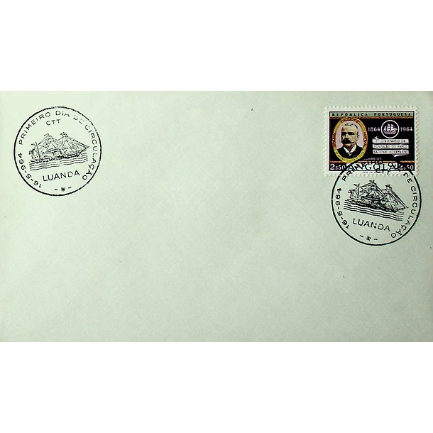 1964 FDC Centenário da Banco Nacional Ultramarino