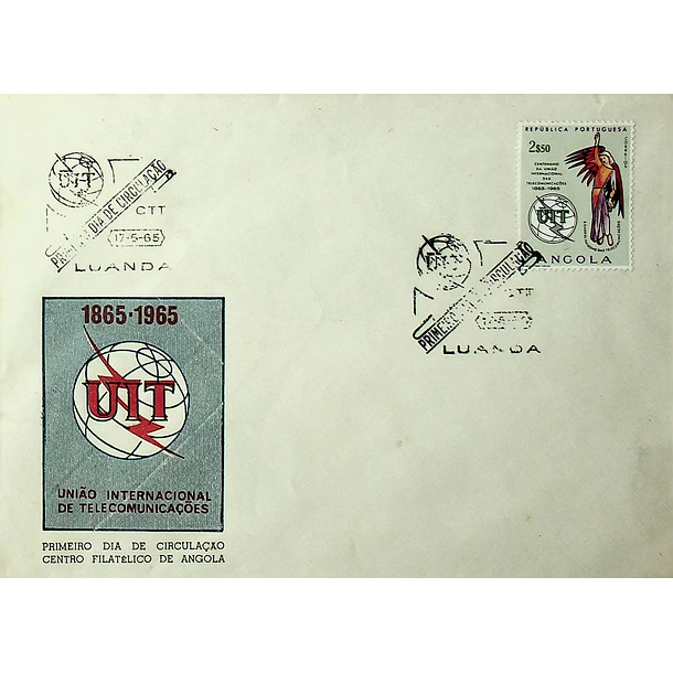 1965 FDC Centenário da União Internacional das Telecomunicações