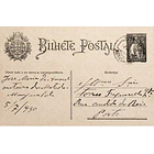 1930 Bilhete Postal Inteiro «Ceres» 25 r. preto enviado de Oliveira de Azeméis para o Porto 1