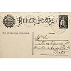 1928 Bilhete Postal Inteiro «Ceres» 25 r. preto enviado de Vila Nova de Cerveira para o Porto 1