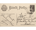1931 Inteiro Postal tipo «Ceres» 25 r. preto enviado de Tavira para o Porto