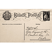 1928 Inteiro Postal tipo «Ceres» 25 r. preto enviado de Penafiel para o Porto