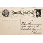 1928 Bilhete Postal Inteiro «Ceres» 25 r. preto enviado de Penafiel para o Porto 1