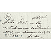 1838 Portugal Carta Pré-Filatélica BTL 1 «BATALHA» Azul