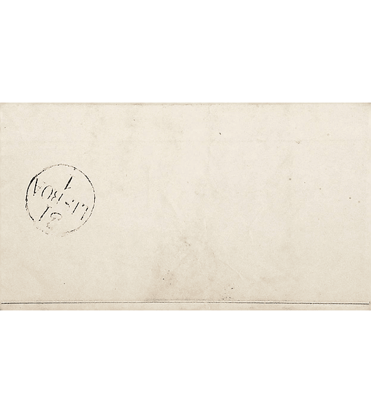 1845 Portugal Carta Pré-Filatélica BJA 3 «BEJA» Sépia