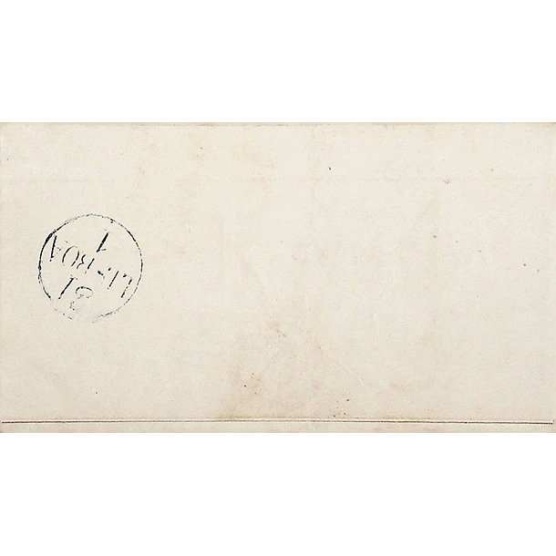 1845 Portugal Carta Pré-Filatélica BJA 3 «BEJA» Sépia
