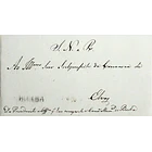 1835 Portugal Carta Pré-Filatélica BRB 1 «BORBA» Preto 1
