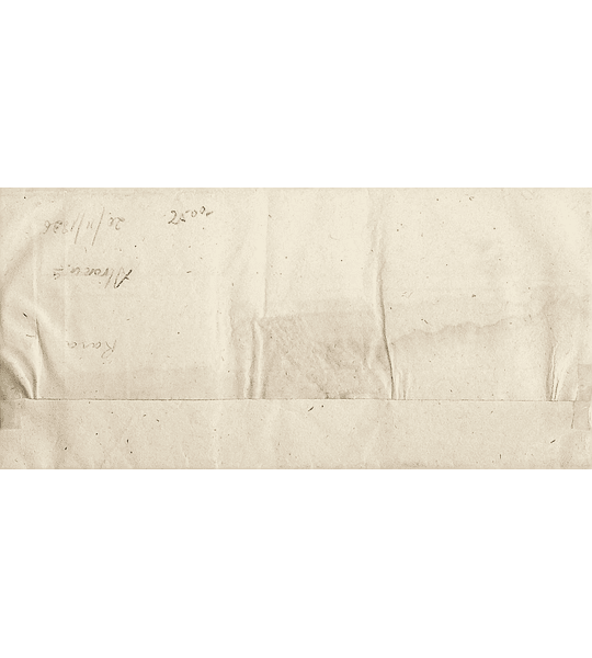 1836 Portugal Carta Pré-Filatélica Benedita BND 1 «BENEDICTA» Sépia