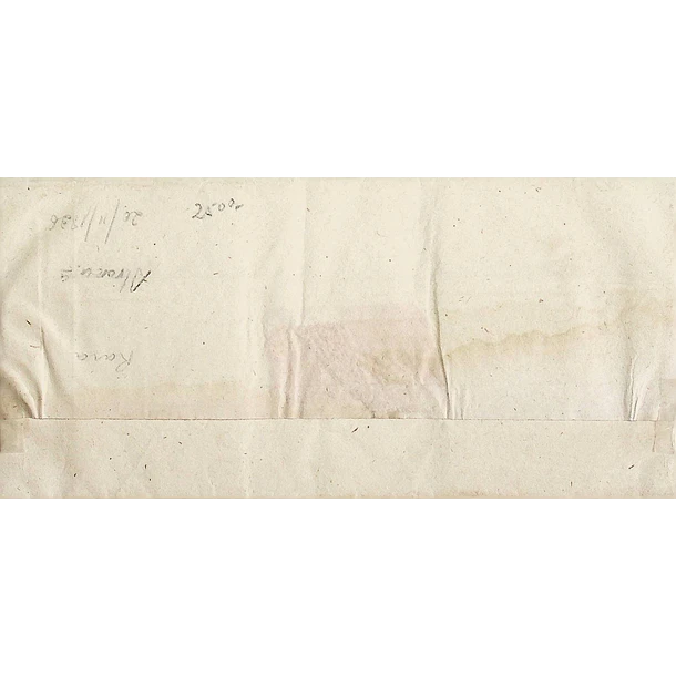 1836 Portugal Carta Pré-Filatélica Benedita BND 1 «BENEDICTA» Sépia
