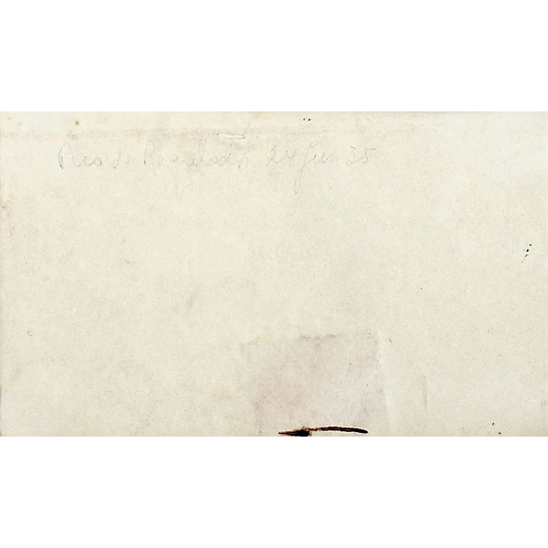 1835 Portugal Carta Pré-Filatélica BGR 3 «BRAGA» Verde